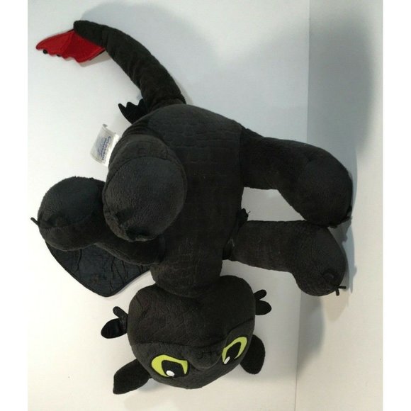 Build A Bear TOOTHLESS Plush How To Train Your Dragon Stuffed Animal Wings Black - Picture 10 of 11